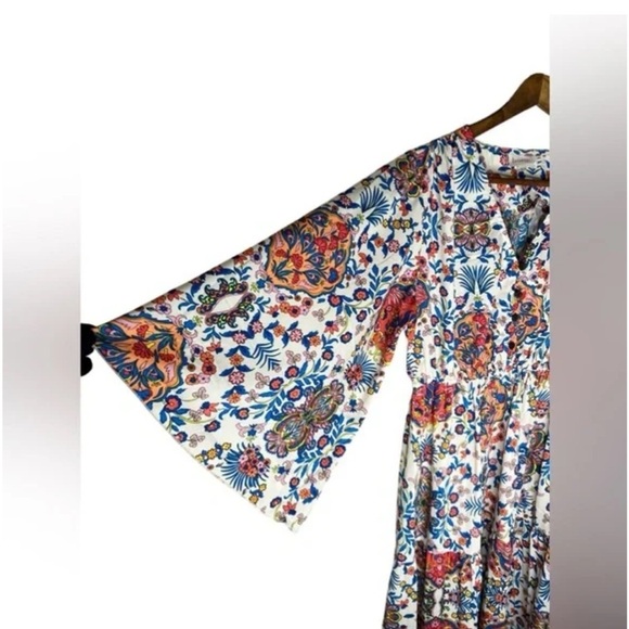 Anthropologie Boemo Bohemian V-neck Maxi Dress - Picture 6 of 10